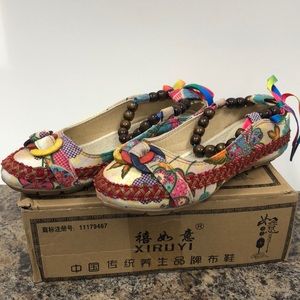 Beaded “Lucky” Summer Shoe